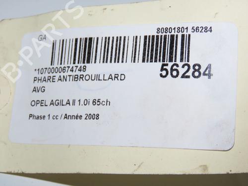 Left front fog light OPEL AGILA B (H08) 1.0 (F68) | BP32277483C30  - Image 5