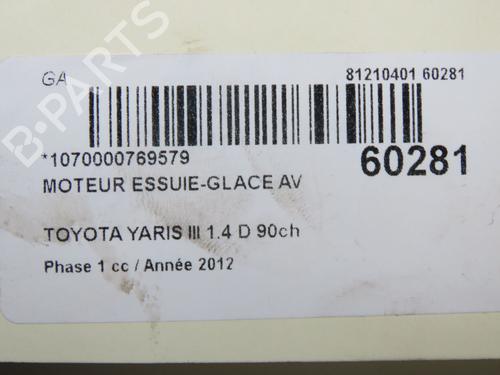 Viskermotor vindrude Viskermotor vindrude TOYOTA YARIS (_P13_) 1.4 D (NLP130_, NLP130) (90 hp) 37062715 37062715