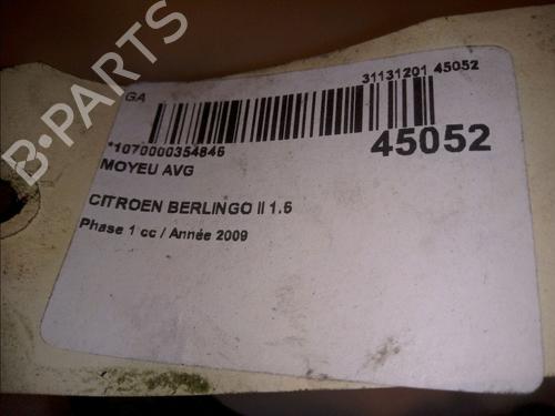 Used Right front steering knuckle Right front steering knuckle CITROËN BERLINGO Box Body/MPV (B9) 1.6 HDi 90 16V (90 hp) 14950733 14950733