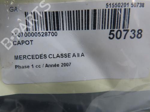 Used Hood MERCEDES-BENZ A-CLASS (W169) A 180 CDI (169.007, 169.307) (109 hp) 23086193