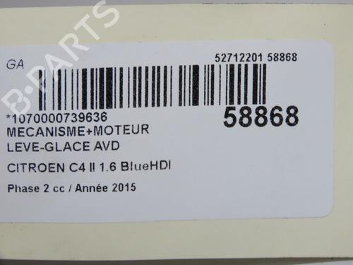 Front right window mechanism CITROËN C4 II (NC_) 1.6 BlueHDi 120 | BP36427135C23  - Image 5