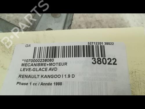 Used Front right window mechanism RENAULT KANGOO (KC0/1_) D 65 1.9 (KC0E, KC02, KC0J, KC0N) (64 hp) 9608417
