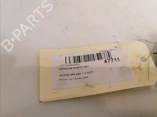 Used Rear left lock SUZUKI SPLASH (EX) 1.3 CDTI (A5B413D) (75 hp) 15672031