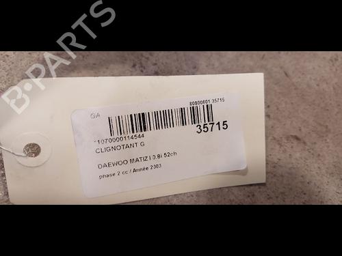 Used Left front indicator DAEWOO MATIZ (M100, M150) 0.8 (52 hp) 23177554