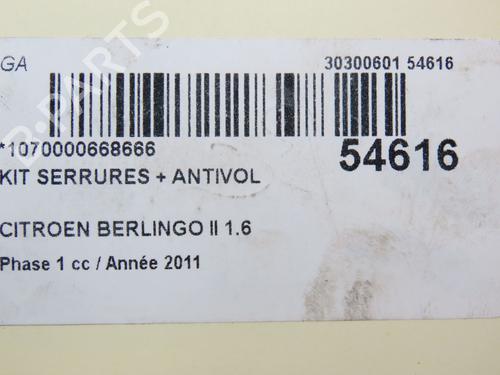 Elektronisk modul CITROËN BERLINGO Box Body/MPV (B9) 1.6 HDi 75 (75 hp) 30740766