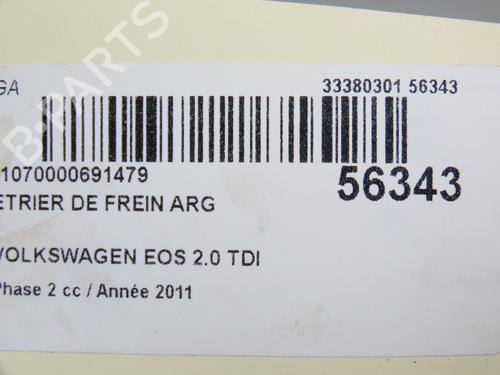 Left rear brake caliper VW EOS (1F7, 1F8) 2.0 TDI 16V | BP31077313M107 - Image 6