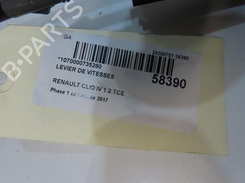 Used Gear lever Gear lever RENAULT CLIO IV (BH_) 1.2 TCe 120 (BHAU) (118 hp) 33728035 33728035