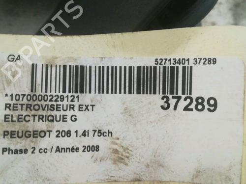 Left mirror PEUGEOT 206 Hatchback (2A/C) 1.4 i | BP23176163C26 