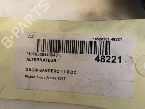 Alternator DACIA SANDERO II 1.5 dCi | BP16555622M7 