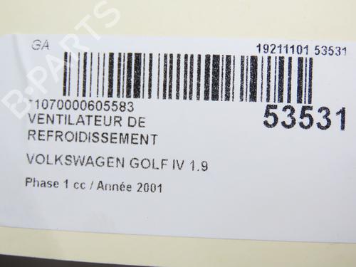 Radiator fan VW GOLF IV (1J1) 1.9 TDI | BP31120104M35 