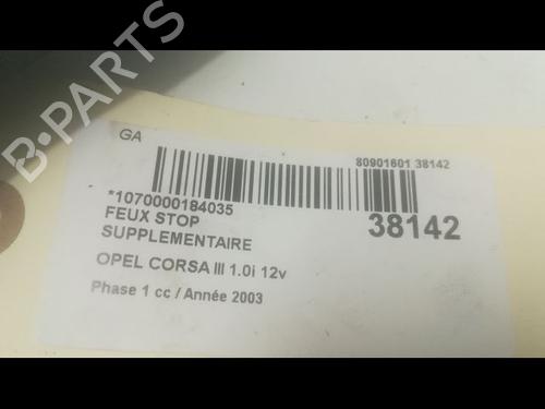 Used Third brake light OPEL CORSA C (X01) 1.0 (F08, F68) (58 hp) 9602965