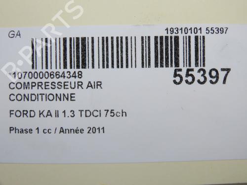AC compressor FORD KA (RU8) 1.3 TDCi | BP33711608M34  - Image 6