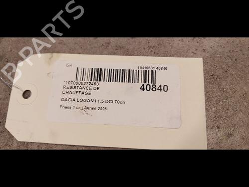 Heater resistor DACIA LOGAN MCV (KS_) 1.5 dCi (KS0K) | BP11677341M108
