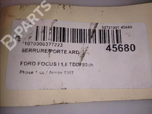 Rear right lock FORD FOCUS I (DAW, DBW) 1.8 Turbo DI / TDDi | BP11820906C99 