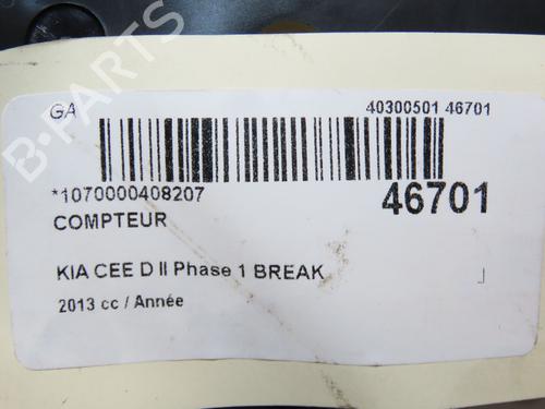 Instrument cluster KIA CEE'D Sportswagon (JD) 1.6 CRDi 128 | BP19170712C47 