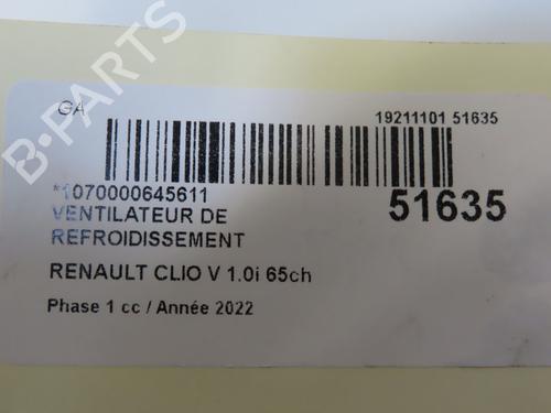 Radiator fan RENAULT CLIO V (B7_) 1.0 SCe 65 (B7MG) | BP29379882M35 