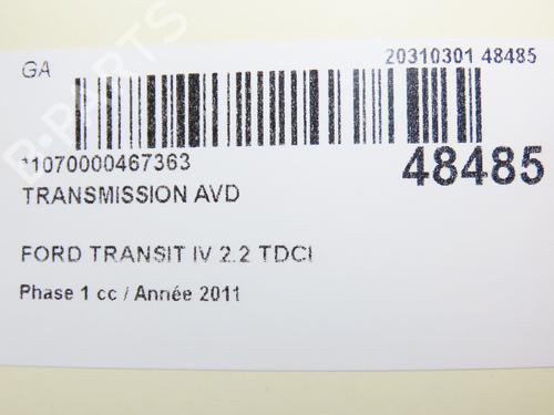 Right front driveshaft FORD TRANSIT Van (FA_ _) 2.2 TDCi | BP28967342M39 