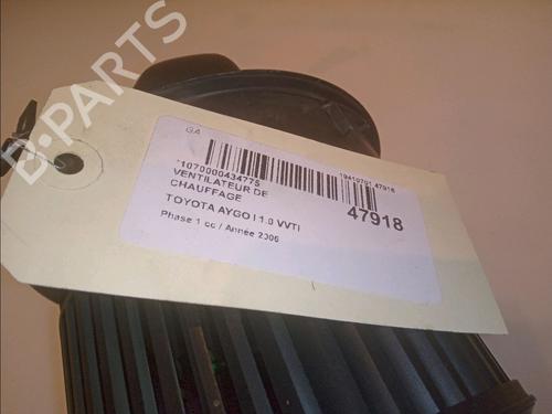 Heater blower motor TOYOTA AYGO (_B1_) 1.0 (KGB10_, KGB10R) | BP15076734M62 