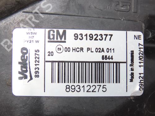 Used Left headlight OPEL VECTRA C GTS (Z02) 1.9 CDTI (F68) (120 hp) 24966224