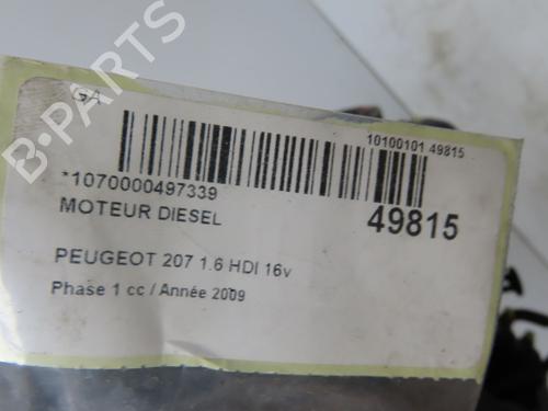 Motor für PEUGEOT 207 (WA_, WC_) 1.6 HDi (90 hp) 28801344