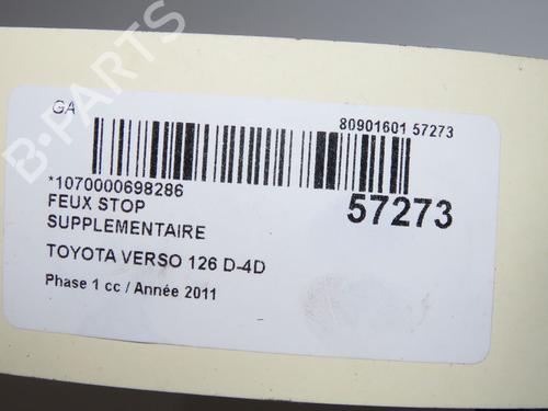 Third brake light TOYOTA VERSO (_R2_) 2.0 D-4D (AUR20_, AUR20R) | BP33998947L11 - Image 2