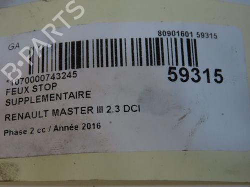 Third brake light RENAULT MASTER III Van (FV) 2.3 dCi 130 FWD (FV0M, FV0Y, FV0J, FV02, FV03) | BP36511162L11 - Image 5
