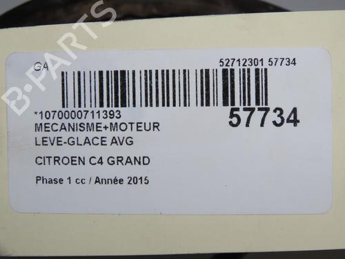 Rudehejsemekanisme ventre foran Rudehejsemekanisme ventre foran CITROËN C4 Grand Picasso II (DA_, DE_) 1.6 HDi / BlueHDi 115 (115 hp) 37624659 37624659