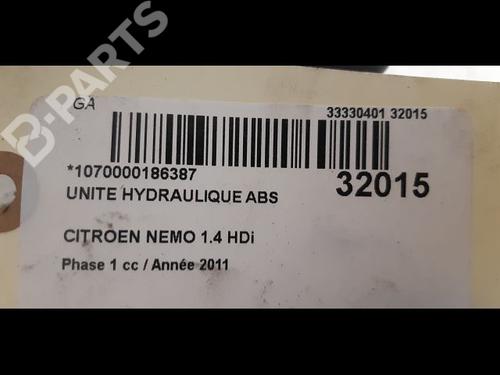 ABS pump CITROËN NEMO Box Body/MPV (AA_) 1.4 HDi | BP9604001M43 