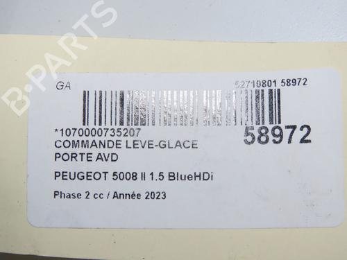 Used Switch Switch PEUGEOT 5008 II (MC_, MJ_, MR_, M4_) 1.5 BlueHDi 130 (MCYHZJ, MCYHZR, MCYHZX) (131 hp) 34048959 34048959