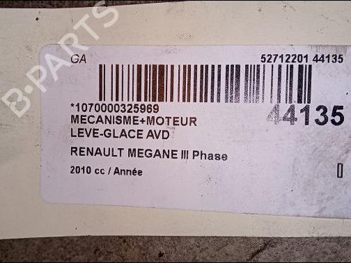 Used Front right window mechanism RENAULT GRAND SCÉNIC III (JZ0/1_) 1.5 dCi (JZ09, JZ0D, JZ10, JZ14, JZ1G, JZ29, JZ2C) (110 hp) 12094966