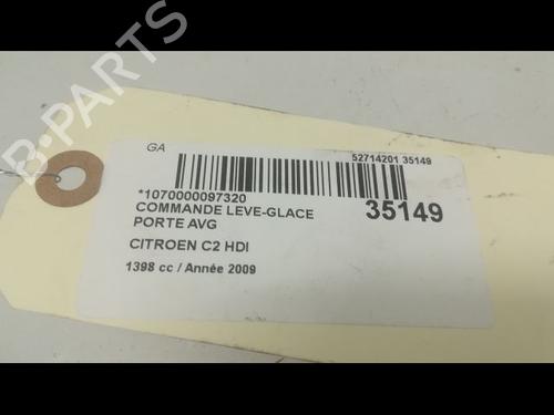 Used Left front window switch CITROËN C2 (JM_) 1.4 HDi (68 hp) 9597156