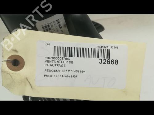 Used Heater blower motor PEUGEOT 307 CC (3B) 2.0 HDi 135 (136 hp) 9596618