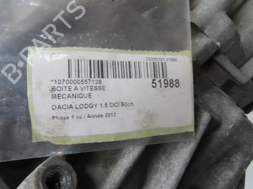 Gearbox DACIA LODGY (JS_) 1.5 dCi | BP28829420M3