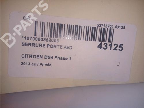 Front right lock CITROËN DS4 (NX_) 1.6 THP 200 | BP11932772C97 
