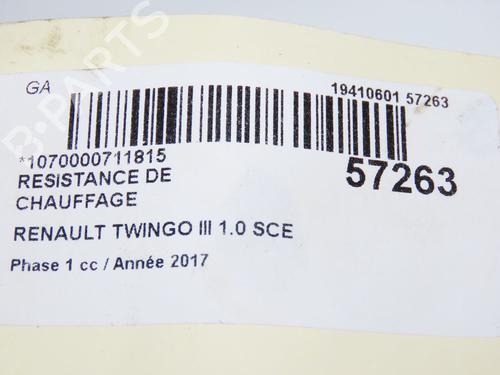 Heater resistor RENAULT TWINGO III (BCM_, BCA_) 1.0 SCe 70 (BCMB) | BP32657939M108  - Image 5