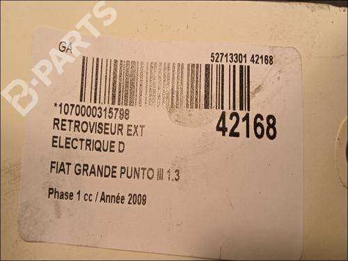 Right mirror FIAT GRANDE PUNTO (199_) 1.3 D Multijet | BP9617904C27 