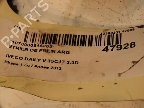 Used Left rear brake caliper IVECO DAILY V Van 35C17, 35S17, 40C17, 45C17, 50C17, 60C17, 65C17, 70C17 (170 hp) 17037400