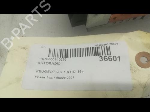 Used Radio PEUGEOT 207 (WA_, WC_) 1.6 HDi (109 hp) 9600157