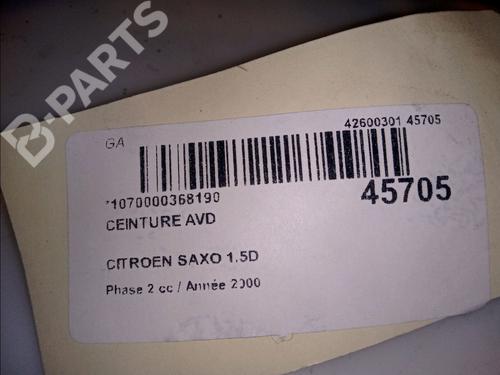 Front right belt tensioner CITROËN SAXO (S0, S1) 1.5 D | BP11101644C88 