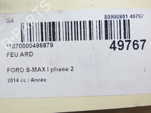 Right taillight FORD S-MAX (WA6) 2.0 TDCi | BP29441836C35 