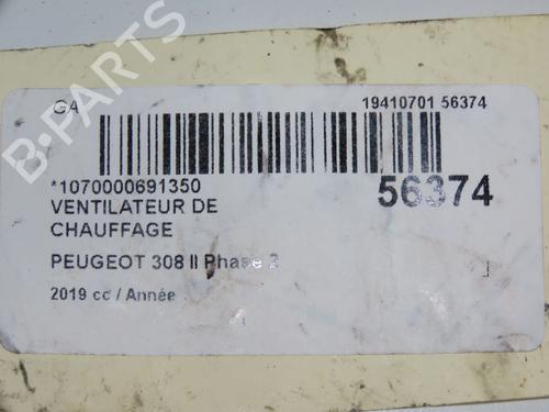 Used Heater blower motor PEUGEOT 308 II (LB_, LP_, LW_, LH_, L3_) 1.2 THP 110 (110 hp) 31141105