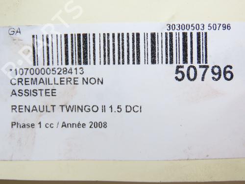 Steering rack RENAULT TWINGO II (CN0_) 1.5 dCi (CN0E) | BP28829660M22