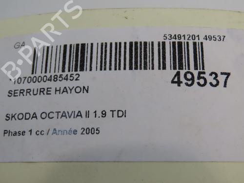 Bakluke lås SKODA OCTAVIA II Combi (1Z5) 1.9 TDI | BP28832211C101 