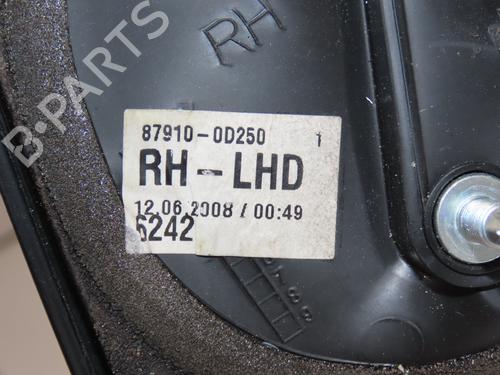 Right mirror TOYOTA YARIS (_P9_) 1.4 D-4D (NLP90_, NLP90R) | BP28831383C27 