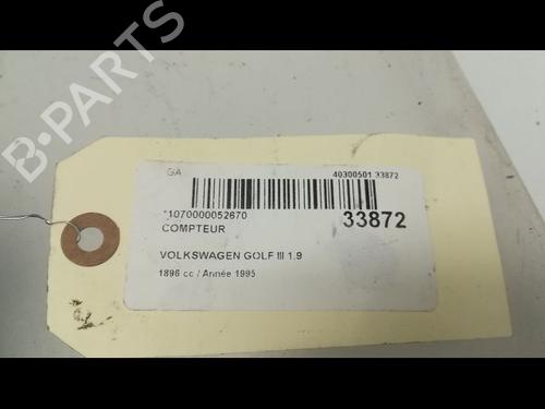 Used Instrument cluster VW GOLF III (1H1) 1.9 TDI (90 hp) 9594142