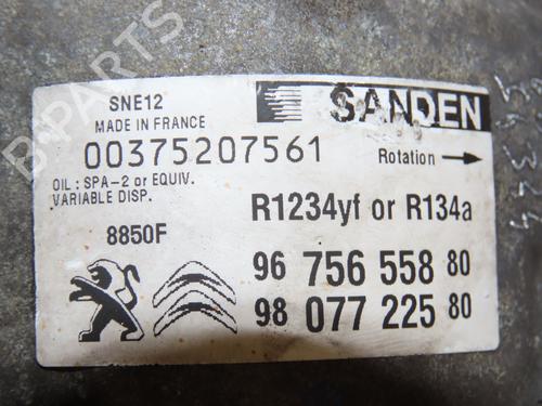 AC compressor CITROËN C3 II (SC_) 1.6 BlueHDi 100 | BP28120715M34 