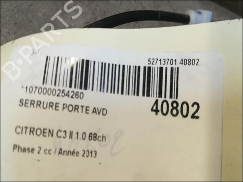 Used Front right lock CITROËN C3 II (SC_) 1.0 VTi 68 (68 hp) 9610956
