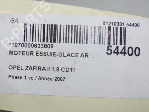 Rear wiper motor OPEL ZAFIRA / ZAFIRA FAMILY B (A05) 1.9 CDTI (M75) | BP30652546M102