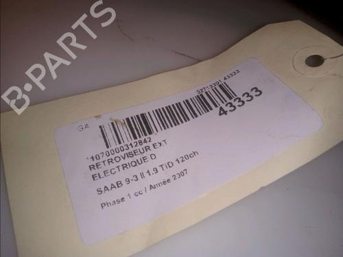 Right mirror SAAB 9-3 Estate (E50) 1.9 TiD | BP15492278C27 