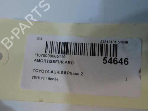 Used Right rear shock absorber Right rear shock absorber TOYOTA AURIS (_E18_) 1.8 Hybrid (ZWE186_, ZWE186R) (136 hp) 36310431 36310431